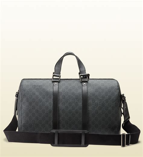 gucci duffle bag cheap mens|luxury black duffle bag men's.